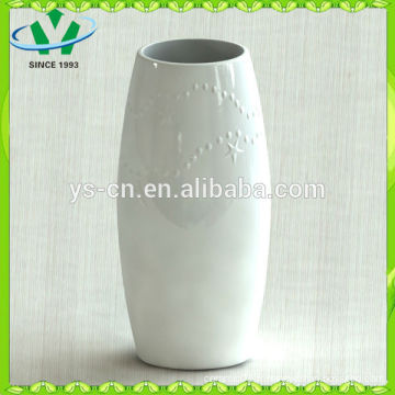 Morden vase en céramique blanche pour la décoration de la maison en Chine